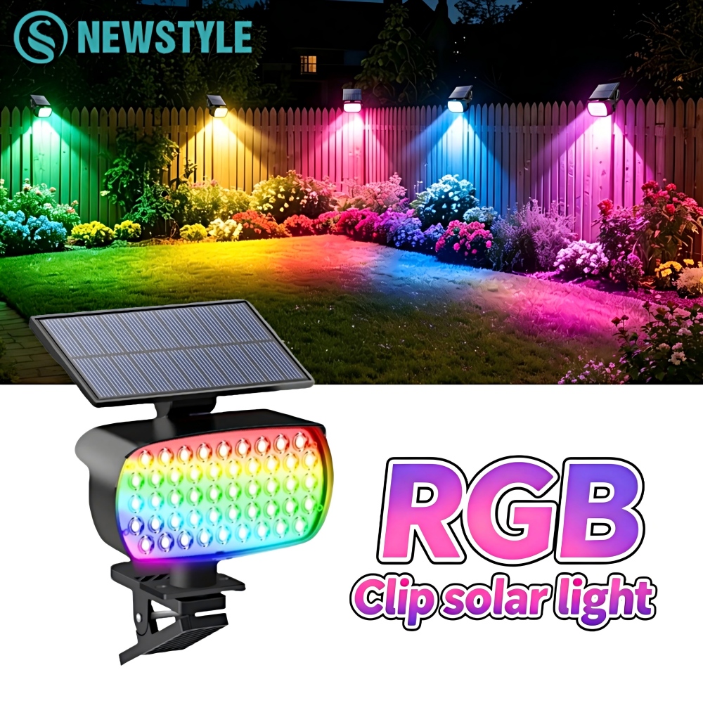 Outdoor Lighting And Landscape - Clip On Solar Spot Lights Outdoor