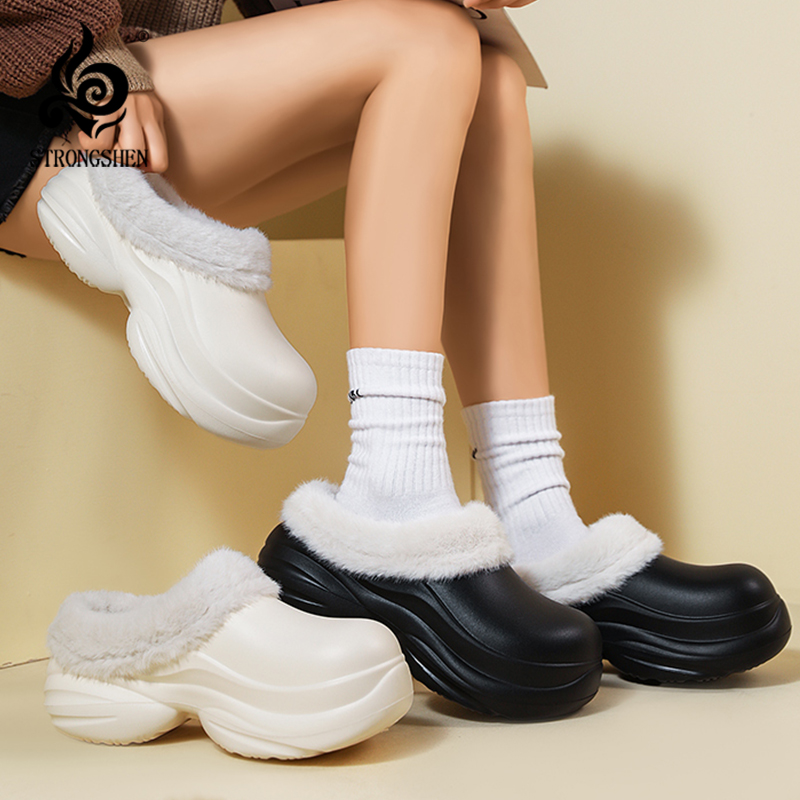 Outdoor Lighting For Your Home - Winter Fur Furry Slippers For Women