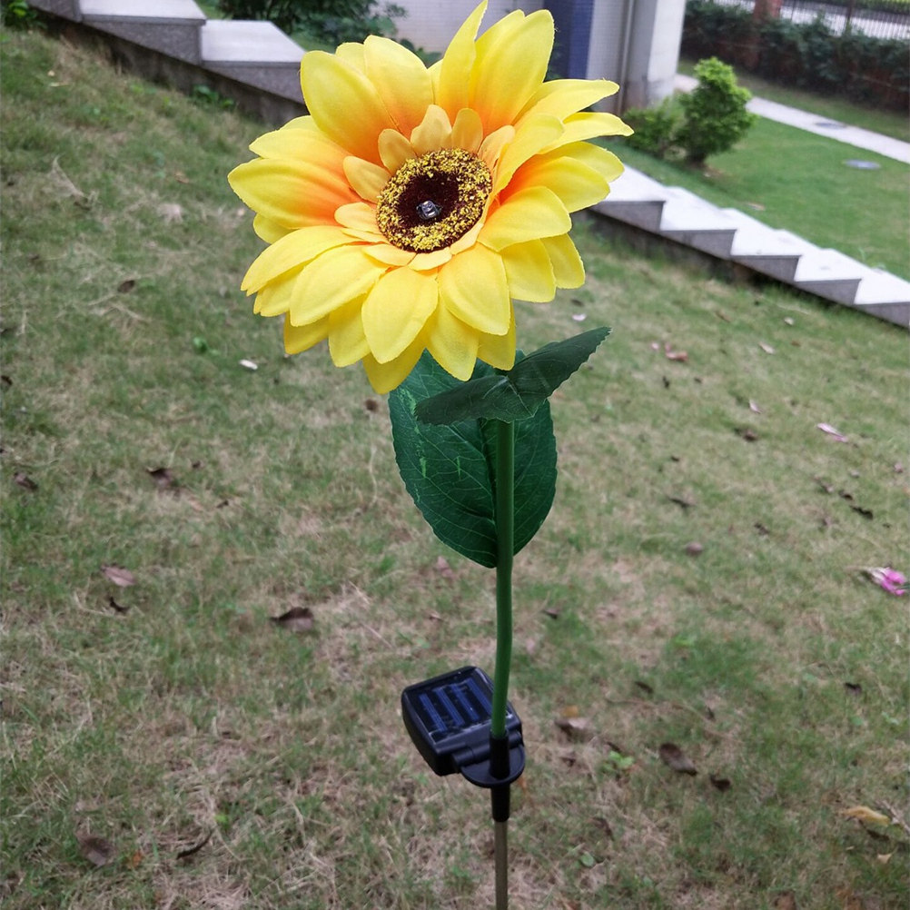 Solar LED Sunflower Garden Lig - đánh giá và giá Outdoor Lighting Pathway