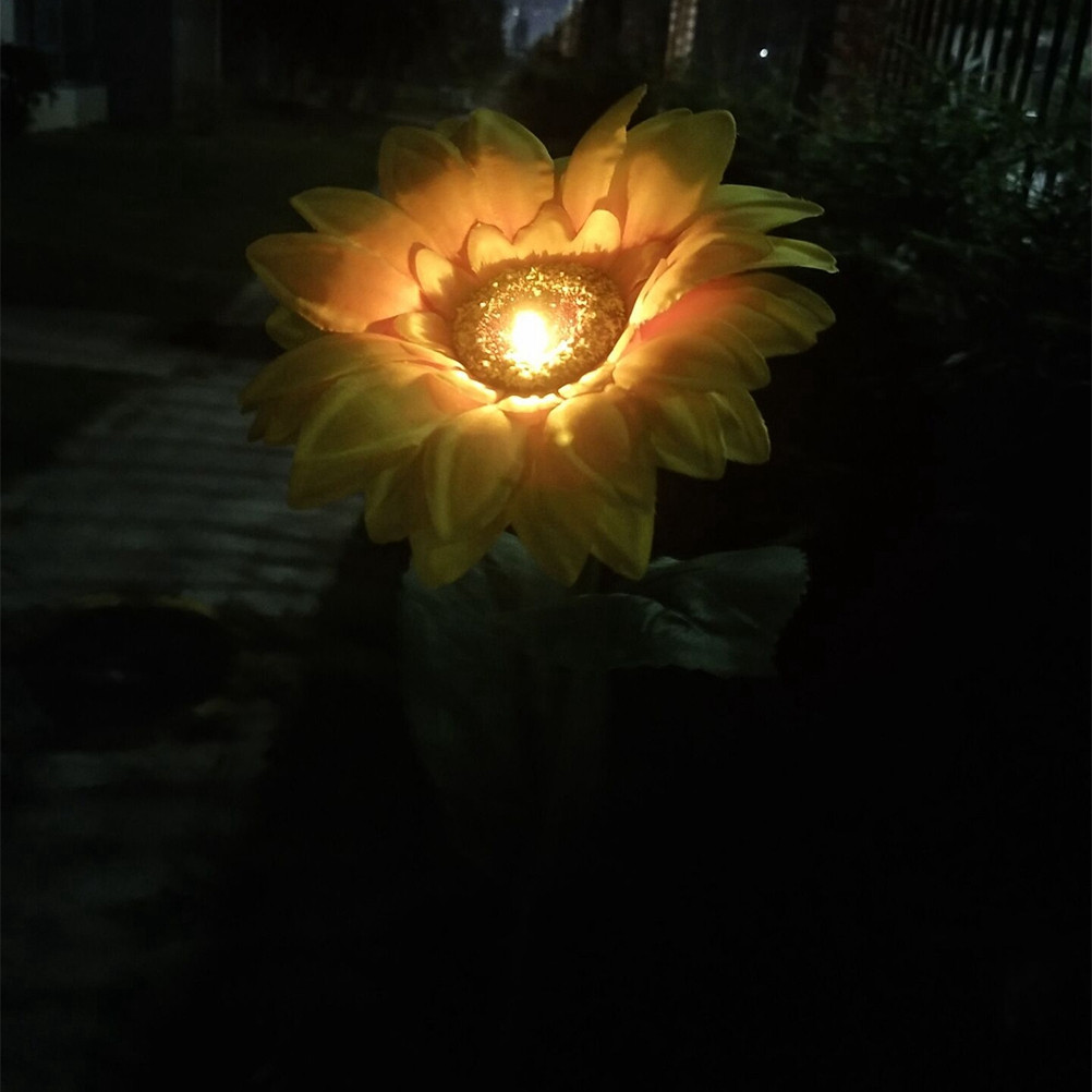 Solar LED Sunflower Garden Lig - đánh giá và giá Outdoor Lighting Pathway