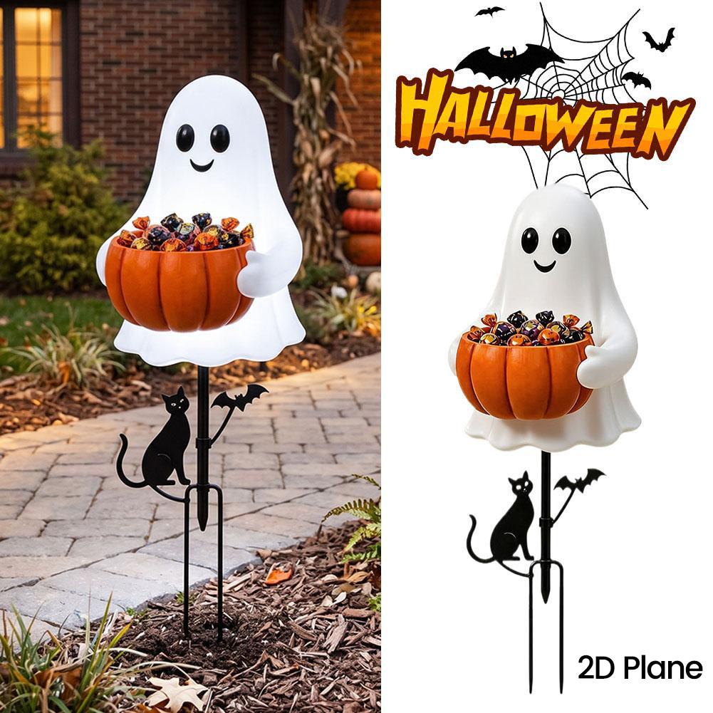 Halloween Ghost Candy Holder D - đánh giá và giá Outdoor Lighting Effects