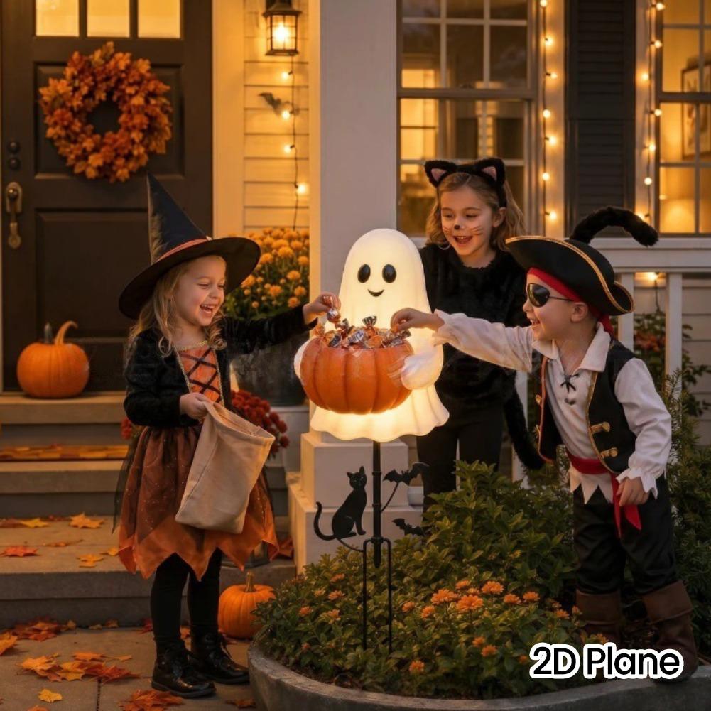 Halloween Ghost Candy Holder D - đánh giá và giá Outdoor Lighting Effects