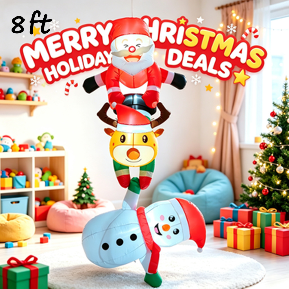 8FT Christmas Inflatable Snowm - đánh giá và giá Outdoor Lighting Effects