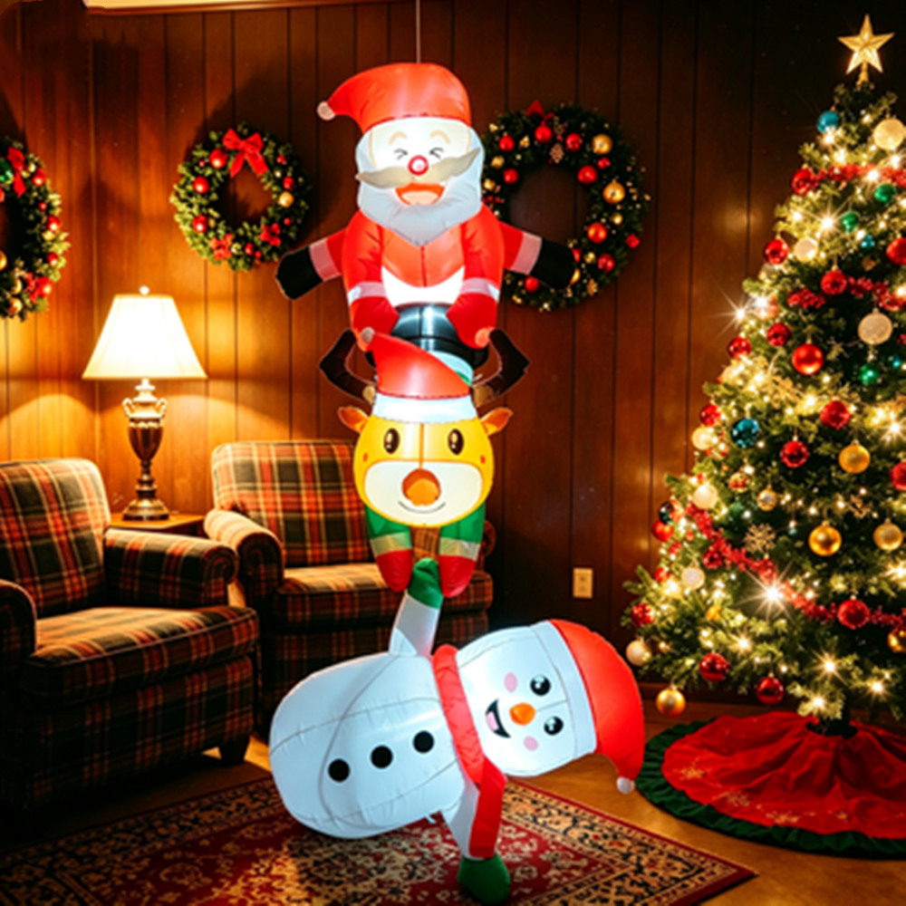 8FT Christmas Inflatable Snowm - đánh giá và giá Outdoor Lighting Effects