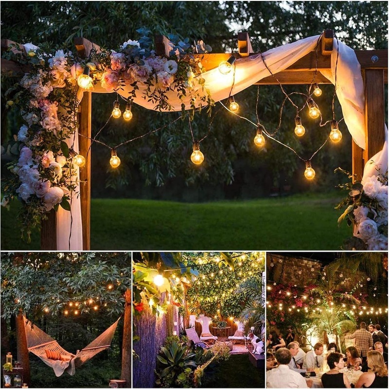 LED Outdoor Light String 64FT  - đánh giá và giá Outdoor Lighting Effects