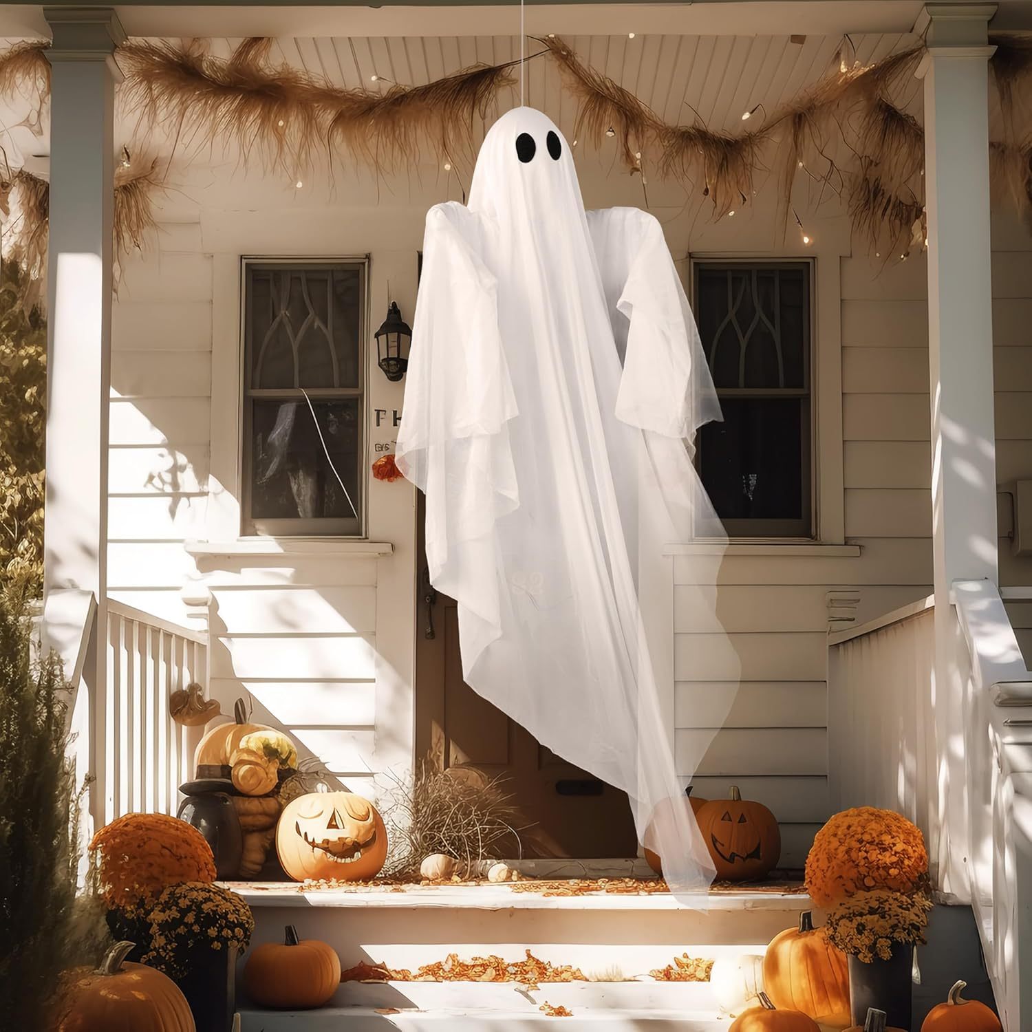 Halloween Hanging Light up Gho - đánh giá và giá Outdoor Lighting Effects
