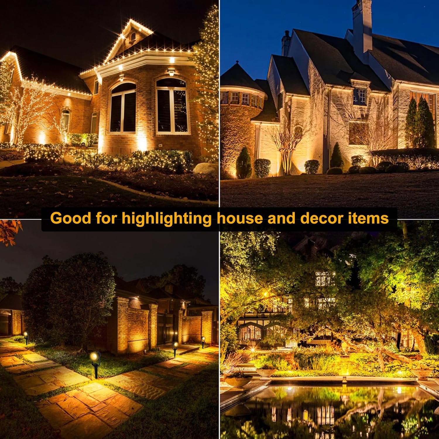 4/6/8LEDS 3000K Outdoor Spotli - đánh giá và giá Outdoor Lighting Uk