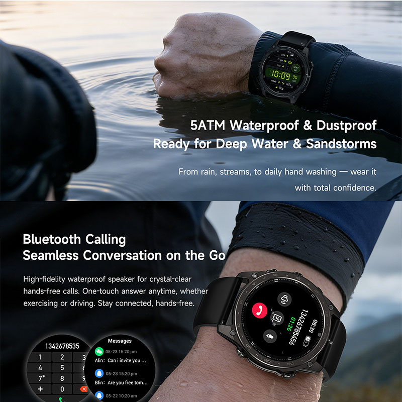 New 5ATM Waterproof Smart Watc - đánh giá và giá Outdoor Lighting Wireless