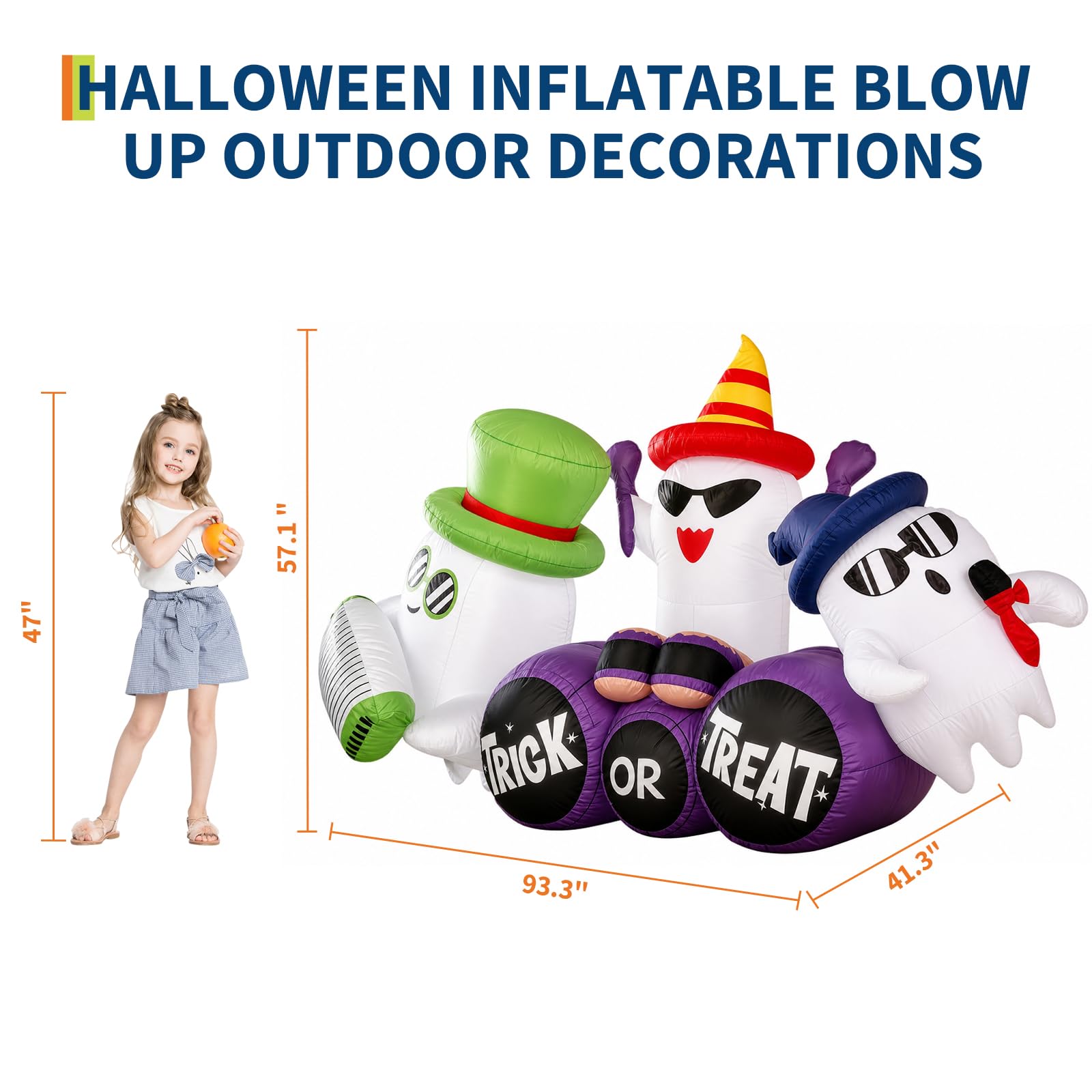 240cm Inflatable Halloween Spi - đánh giá và giá Outdoor Lighting Effects